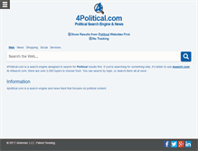 Tablet Screenshot of 4political.com